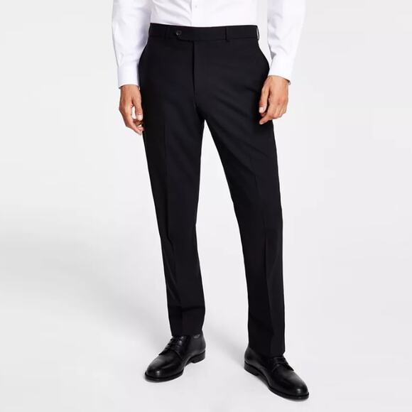 Brooks Brothers Men's Black Wool Blend Regent Classic Suit Pants Size W36 L34 - Picture 1 of 6